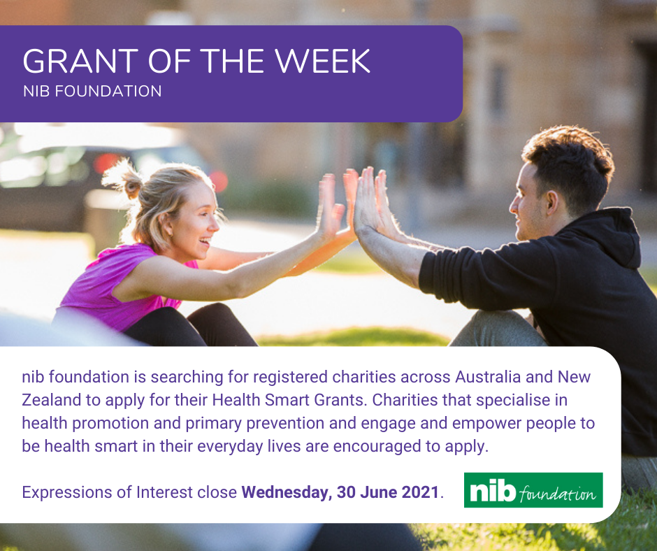 nib foundation launches Health Smart Grants! — The Grants Hub